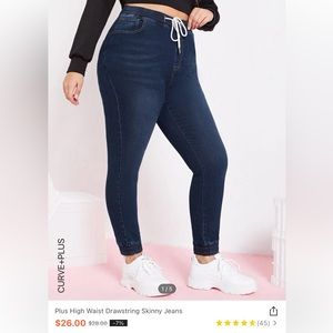 New SHEIN high waist skinny Jean plus